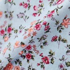 르우홈 대폭 20수 면 패브릭 원단, 달콤한꿈 블루, 1개