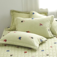 지베딩 곰인형 마이크로화이바 베개커버