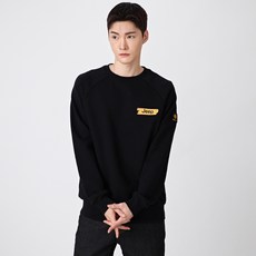 지프 남녀공용 나침반 와펜 맨투맨 JN6TSU835