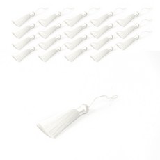 Home&Life 基本款流蘇, 白色, 20個