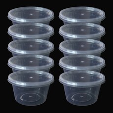 Lemong-creep Super Hatch 睫角守宮 爬蟲類 圓形飼養箱 籠子, 10個, 透明