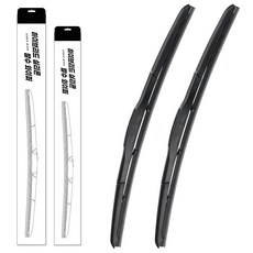 iamdue 汽車混合式撥水鍍膜矽膠雨刷 2入, 1組