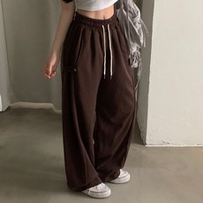 Sunbit 女性奧德賽運動鬆緊腰圍日常素色寬褲