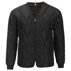 COCO 男士冬季V領菱格紋絎縫鋪棉工作服 DS-1815