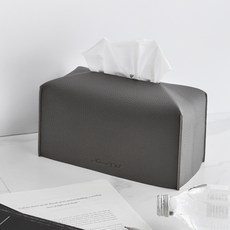 내츄럴앤삼십육점오도 스위트룸 호텔식 가죽 티슈커버, 차콜