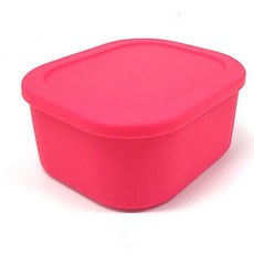 Ondiz 特大號矽膠便當盒 飯菜保鮮容器 粉紅色, 1入, 1個