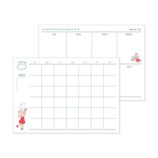 Monolike Happy & Lucky 手帳A套組 月計畫 + 週計畫, 混合顏色, 1套