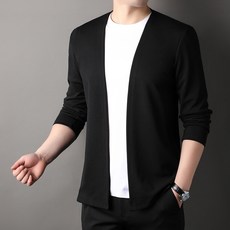 DM Corporation 男士無領經典開襟衫
