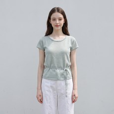 BURU N JUDY 女款荷葉領針織衫 綁帶 BOSGPO501A