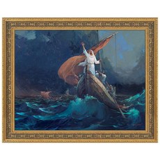 이요한 화백 캔버스 성화 17 풍랑 5, 골드1