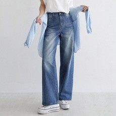 andstyle 女款 長/短版 完美合身牛仔褲第10彈 砂洗內鬆緊帶寬版牛仔褲 264731