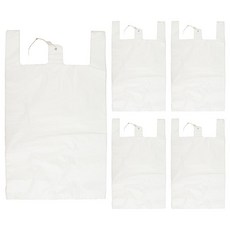 委羅內塞 手提購物袋 乳白色 100入, 12L, 5組