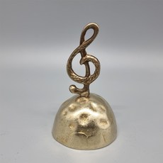 Intodeco 清脆聲響高音譜號黃銅手搖鈴, 單一顏色