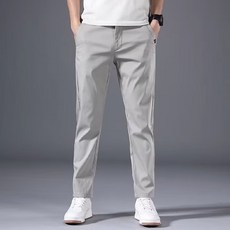 MarketA 男款直筒高爾夫長褲