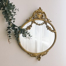Cozette復古室內橢圓鏡, 金子