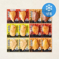 바르닭 크런치 닭가슴살 90g x 6종 x 2개입 세트 (냉동), 1세트