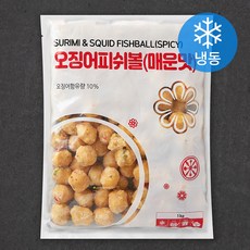 랜시 오징어 피쉬볼 매운맛 (냉동), 1kg, 1개