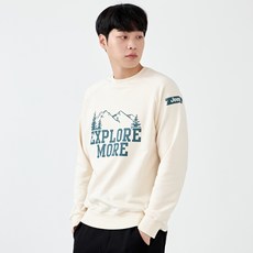 지프 남녀공용 산로고 나그랑 맨투맨 JN6TSU834