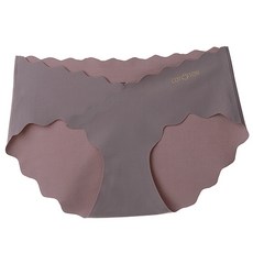 물결 라인 실크 로우 웨스트 심플한 임산부 팬티