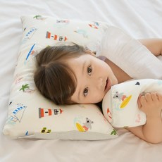 아띠블랑 인견 유아베개 커버2p+속통1p, 코알라비치(커버)