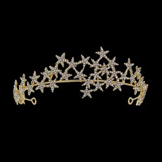 LUNA GLAM 自助婚禮 星夜皇冠 H175, 1個, 金色