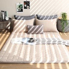 親膚絎縫薄墊套, 摩卡米色