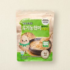 건강곡간 유기가공식품 인증 쌀눈의 영양을 담아 직접 도정한 끓여먹는 현미 누룽지, 300g, 1개