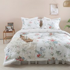 AprilHome 芙蓉棉莫代爾被套, 象牙