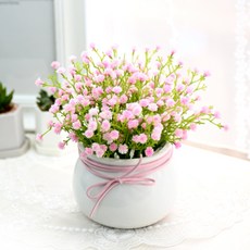 Garden in the City 和諧霧圈中心裝飾品, 粉色的, 1個