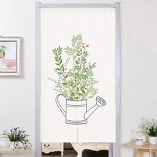 Market A 花盆圖案布藝門簾, TYPE08