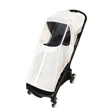 wowbaby 嬰幼兒用 Bugaboo Butterfly 專用蚊帳罩, 1個, 象牙白