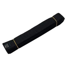 跆拳道/合氣道/柔道 腰帶, 黑色, 1個