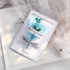 힘룸 카드장식 미니 꽃다발, 스타일 7