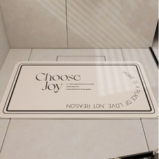 Daysoy 柔軟設計款吸附式浴室浴缸墊 70 x 40 cm, 03 經典字母, 1個