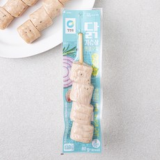 청정원 닭가슴살 한입꼬치 오리지날, 80g, 1개입, 1개