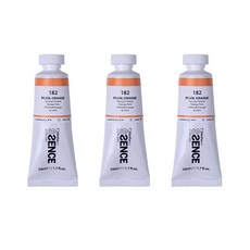 신한에쎈스 아크릴 컬러 물감 Tube B 시리즈 펄 오렌지 3p, 1색, 50ml