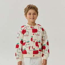 LIEBELLO 兒童蘋果滿版印花夾克
