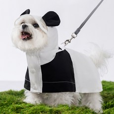 Puppy Dream 汪寶狗狗雨衣 防雨外套 10051, 熊貓, 1個