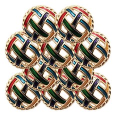 莫達利安 鈕扣 15mm, 金色, 10個