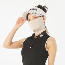 GOWOON GOLF 愛麗絲蝴蝶結口罩, 米色