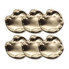 코트 가디건 단추 아이온 18mm, 골드흑코팅, 6개