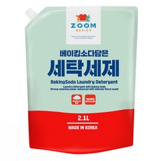 ZOOM 小蘇打洗衣精補充包, 2.1L, 1包