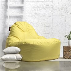 보니타 블랙에디션 프리미엄 야외 방수 빈백 WE500 Eden, Custard Lemon