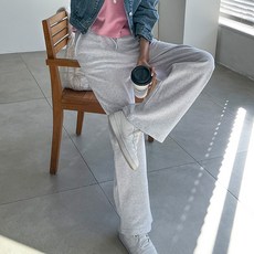 Pippin 女款日常毛圈布運動寬褲 #79862