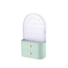 23sido 拱形雙層飾品收納盒, 1個, 綠色