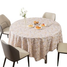 Maket Gamseong 免洗清潔一次性桌布 花風 180*180cm, 5個, 1入