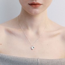 로아주 여성용 silver925 discliche large necklace