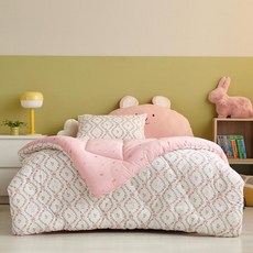 모던하우스 래빗포레스트 모달 포근 주니어 차렵이불, 혼합색상