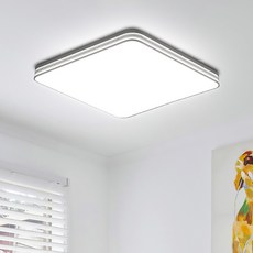 vittz 韓國製 LED Dione 吸頂式無頻閃房間照明燈 60W, 白色