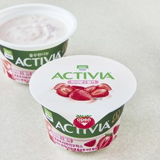 풀무원 액티비아 저지방 딸기 요구르트, 150g, 1개, 1개입